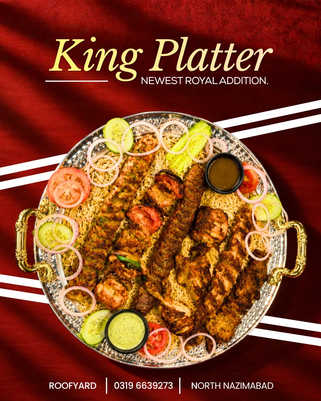King Platter, newest royal addition